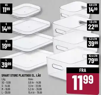Løvbjerg Smart Store Plastbox El. Låg tilbud