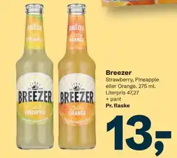 Let-Køb Breezer Strawberry Pineapple eller Orange tilbud