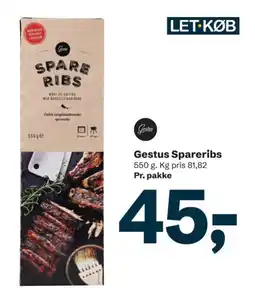 Let-Køb Gestus Spareribs tilbud