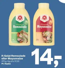 Let-Køb K-Salat Remoulade eller Mayonnaise tilbud