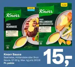 Let-Køb Knorr Sauce Bearnaise, Hollandaise eller Brun Sauce tilbud