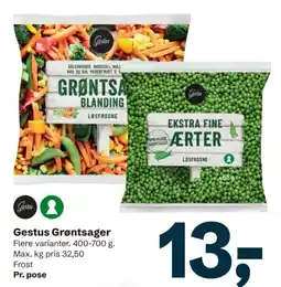 Let-Køb Gestus Grøntsager tilbud