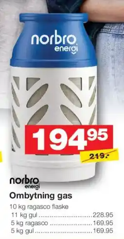 Bauhaus Norbro energi Ombytning gas tilbud