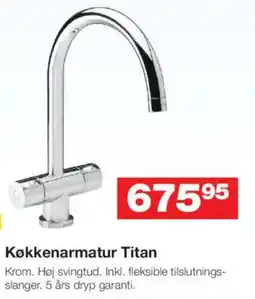Bauhaus Titan Køkkenarmatur tilbud