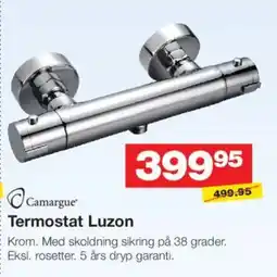 Bauhaus Camargue Termostat Luzon tilbud