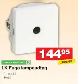 Bauhaus Lauritz Knudsen LK Fuga lampeudtag tilbud