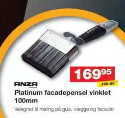 Bauhaus Anza platinum facadepensel vinklet tilbud