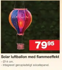 Bauhaus Solar luftballon med flammeeffekt tilbud