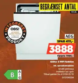 Power AEG Int. opvaskemaskine tilbud