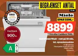 Power Miele int. opvaskemaskine tilbud