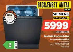 Power Siemens int. opvaskemaskine tilbud