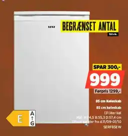Power Senz køleskab tilbud