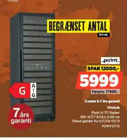 Power point Vinskab tilbud