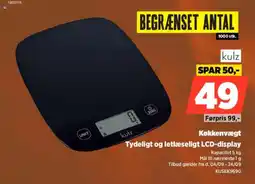 Power kulz køkkenvægt tilbud