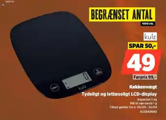 Kulz køkkenvægt
