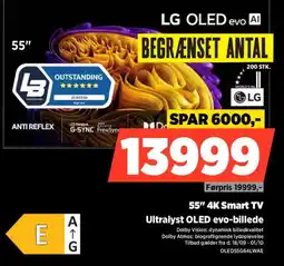 Power LG OLED evo AI 55" 4K Smart TV tilbud