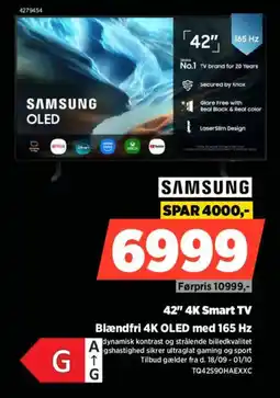 Power Samsung 42" 4K Smart TV tilbud