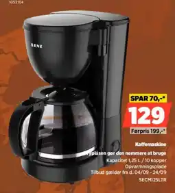 Power Senz kaffemaskine tilbud