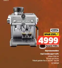 Power De'Longhi Espressomaskine tilbud