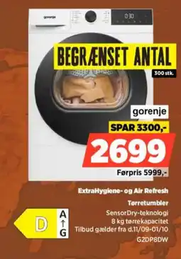 Power gorenje tørretumbler tilbud