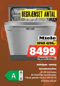 Power Miele Opvaskemaskine tilbud