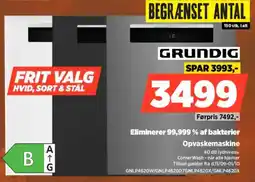 Power Grundig Opvaskemaskine tilbud