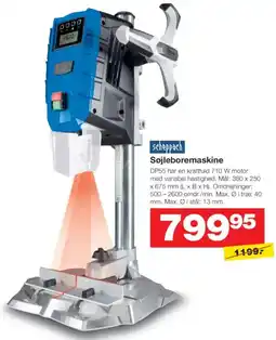 Bauhaus Scheppach Søjleboremaskine DP55 tilbud