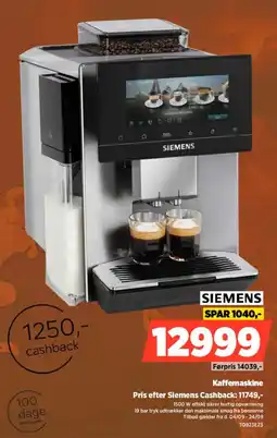 Power Siemens Kaffemaskine tilbud
