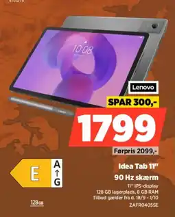 Power Lenovo Idea Tab 11" tilbud