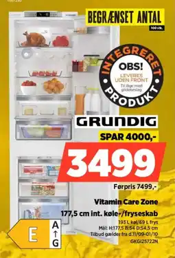 Power Grundig Vitamin Care Zone tilbud