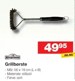 Bauhaus Kingstone Grillbørste tilbud