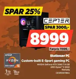 Power Cepter Custom-built E-Sport gaming PC tilbud