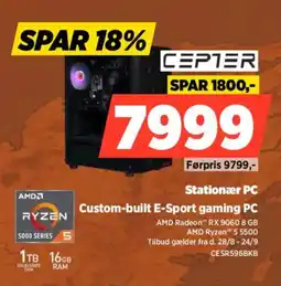 Power Cepter Custom-built E-Sport gaming PC tilbud