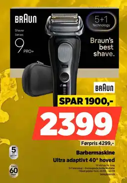 Power Braun shaver series 9 pro+ tilbud
