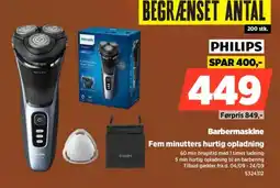 Power Philips barbermaskine tilbud