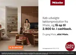 Power Miele køkkenprodukter tilbud