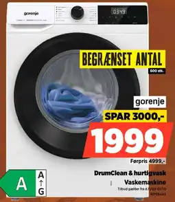 Power gorenje vaskemaskine tilbud