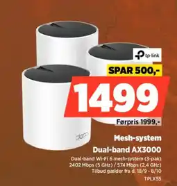 Power tp-link deco Dual-band AX3000 tilbud