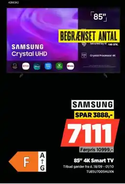 Power Samsung 85" 4K Smart TV tilbud