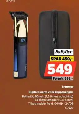 Power BabyLiss Trimmer tilbud