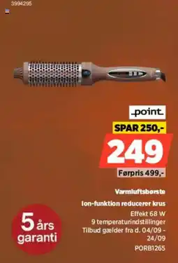 Power .point Varmluftsborste tilbud