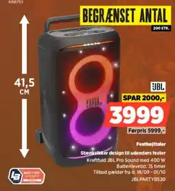 Power JBL PartyBox 520 tilbud