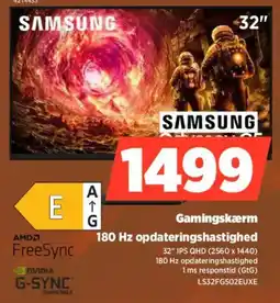 Power Samsung Gamingskærm tilbud