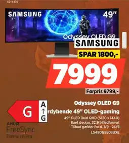 Power Samsung Odyssey OLED G9 tilbud