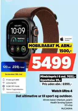 Power Apple Watch Ultra 4 tilbud