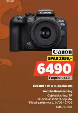 Power Canon EOS R10 tilbud