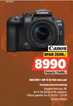 Power Canon EOS R10 tilbud