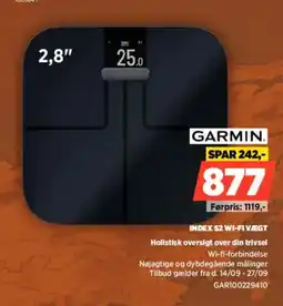 Power Garmin Index S2 Wi-Fi Vægt tilbud
