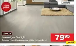 Bauhaus Laminatgulv Starlight tilbud