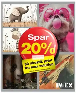 Bauhaus Akustik print fra Inex solution tilbud